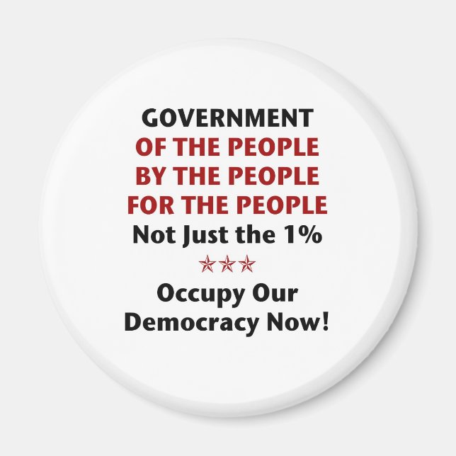 Government Of the People Magnet (Front)
