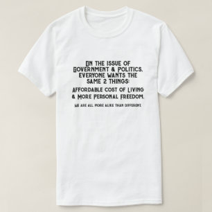 Government & Politics T-Shirt