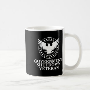 Government Shutdown Veteran Eagle Patriotic Litica Coffee Mug