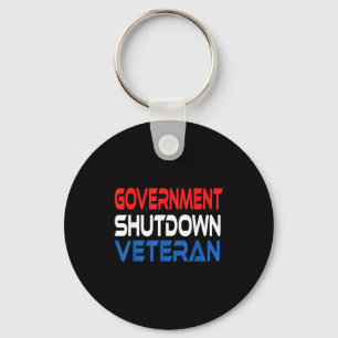 Government Shutdown Veteran Key Ring