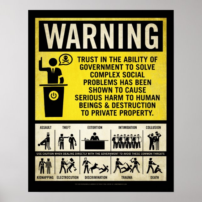 Government Warning Poster (Front)