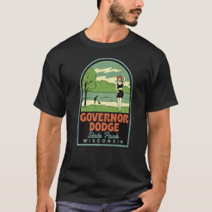 Governor Dodge State Park Wisconsin Vintage Premiu T-Shirt