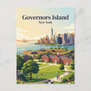 Governors Island New York Postcard