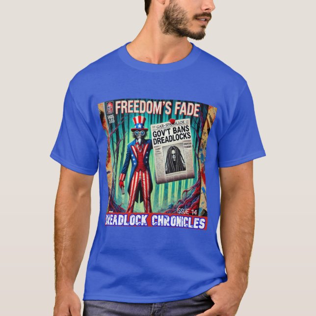 GOV'T BANS DREADS - DREADLOCK CHRONICLES ISSUE 14 T-Shirt (Front)