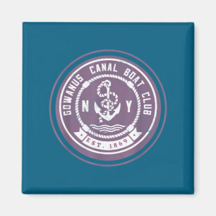 Gowanus C Boat Club Funny Brooklyn New York So _1  Magnet