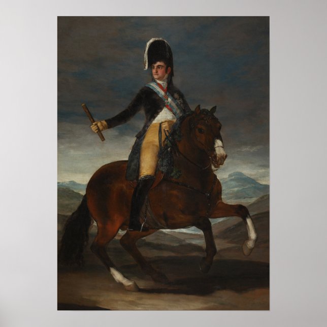 Goya - Conscious Portrait Of King Fernando VII Poster (Front)