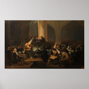 Goya - Inquisition Scene 1819 Poster