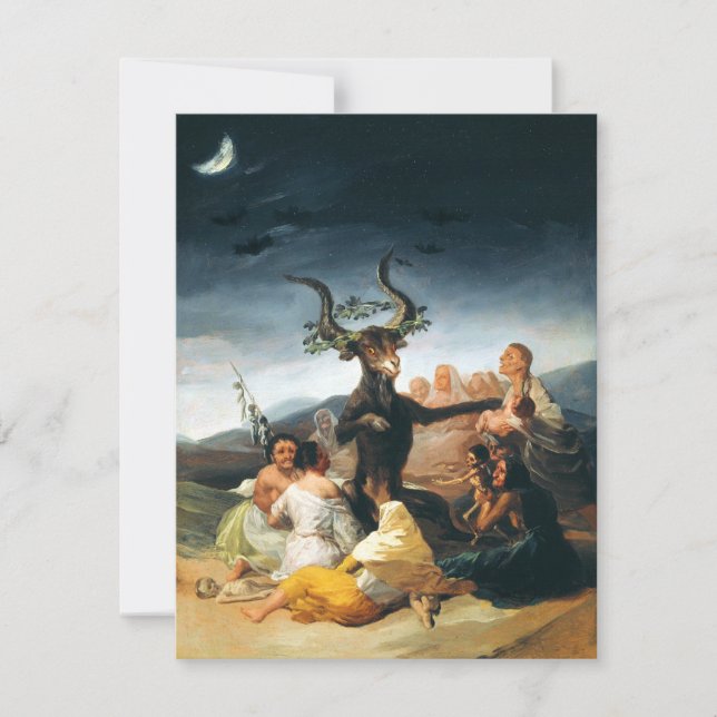 Goya Witches Sabbath Invitations (Front)