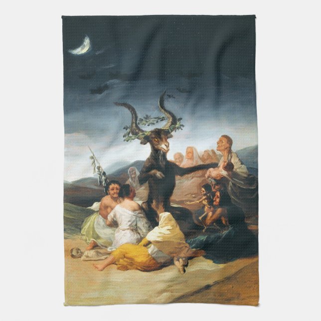 Goya Witches Sabbath Kitchen Towel (Vertical)