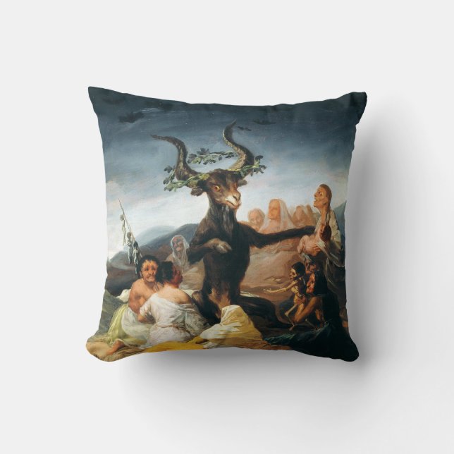 Goya Witches Sabbath Pillow (Front)