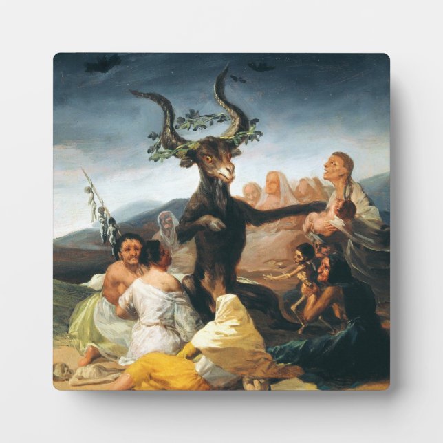 Goya Witches Sabbath Plaque (Front)