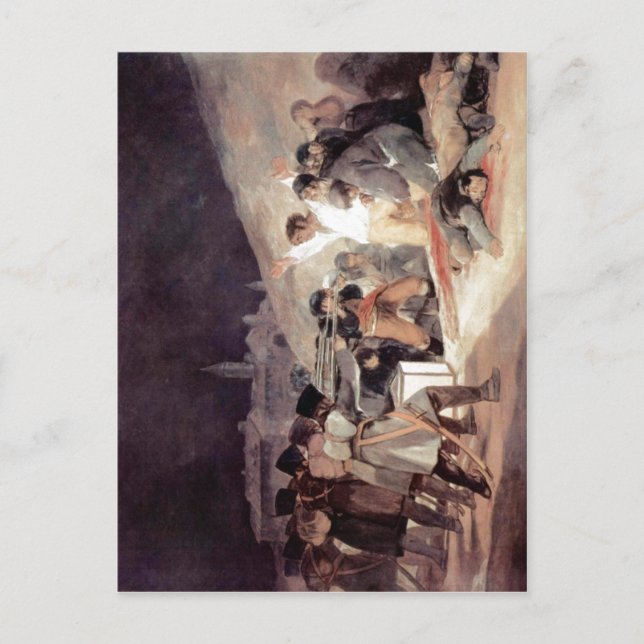 Goya y Lucientes, Francisco de Erschie?ung der Auf Postcard (Front)