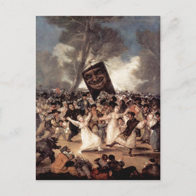 Goya y Lucientes, Francisco de Francisco de Goya F Postcard (Front)