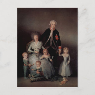 Goya y Lucientes, Francisco de Portr?t der Familie Postcard