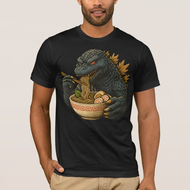 Gozilla Ramen T-Shirt  (Front)