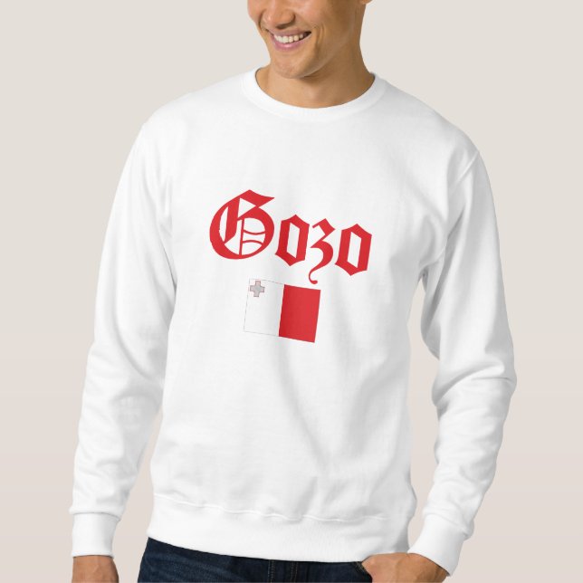 Gozo with Malta Flag Sweatshirt (Front)