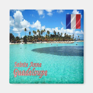 GP - Guadeloupe - Sainte Anne Beach Magnet
