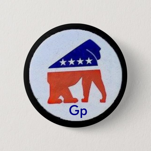 Gp 'PART BUTTON' 6 Cm Round Badge (Front)