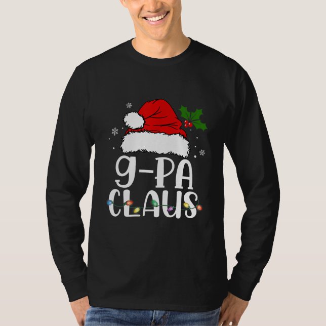 GPa Claus Shirt Christmas Pajama Family Matching (Front)