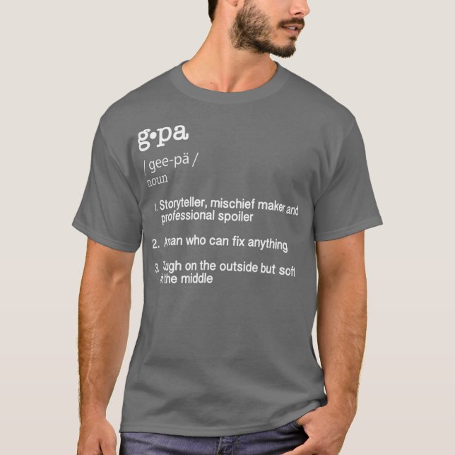 GPa Definition  Fathers Day Gift T-Shirt (Front)