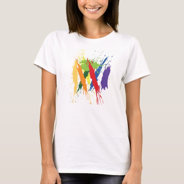 GPCR Protein Art T-Shirt (Women's) (Front)