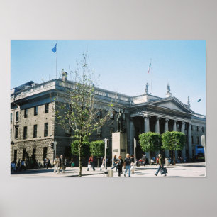 GPO, O'Connell St. Dublin City Centre, Ireland Poster