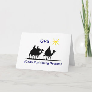 GPS Christmas Greeting Card