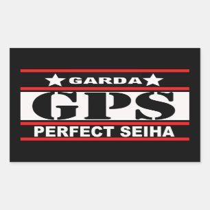 GPS RECTANGULAR STICKER