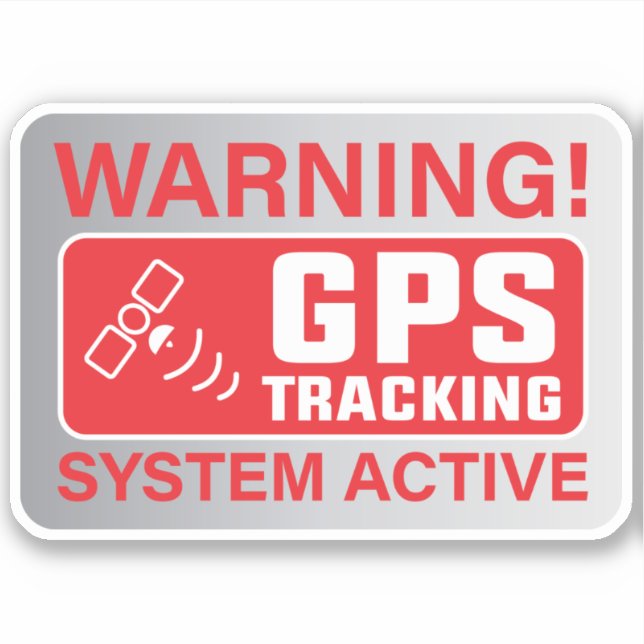 GPS Tracking Sign (Front)