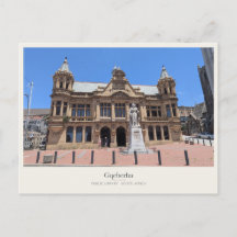 Gqeberha Public Library and Queen Victoria Statue