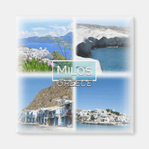 GR0112 Europe, Greece, Milos, fridge Magnet