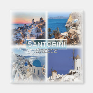 GR0113 Europe, Greece, Santorini, fridge Magnet