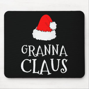 Gr Claus Christmas Santa's Pajama Family Matching  Mouse Pad