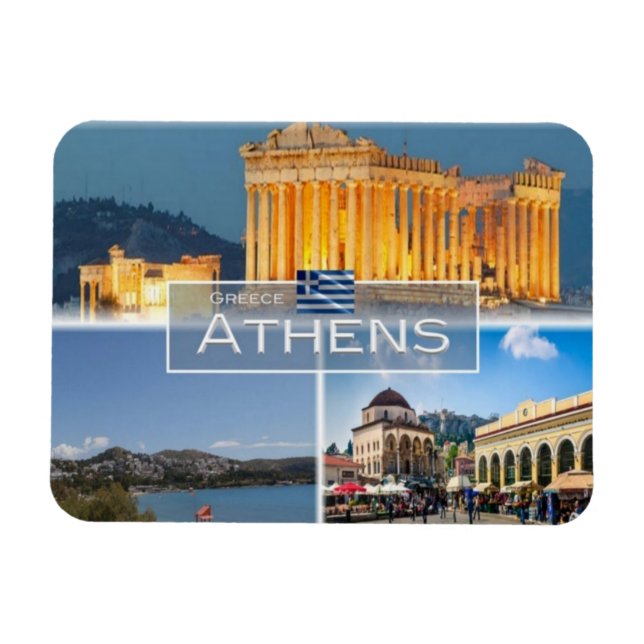 GR Greece - Athens - Magnet (Horizontal)