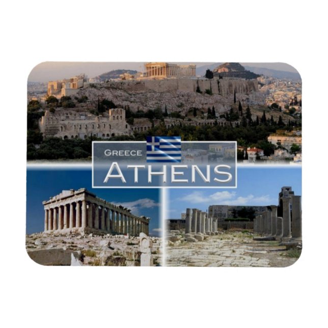 GR Greece - Athens - Magnet (Horizontal)