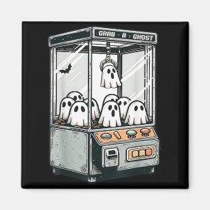 Grab A Ghost Claw Machine Arcade Funny Halloween Magnet