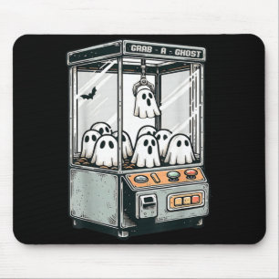 Grab A Ghost Claw Machine Arcade Funny Halloween Mouse Pad