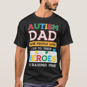 Grab this cute Autism Dad Heroes Im Raising Mine T T-Shirt