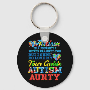 Grab this cute Autism Journey Never Planned Tour G Key Ring