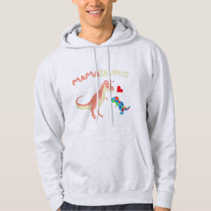 Grab this cute Mamasaurus Heart Puzzle Dino T-Shir Hoodie