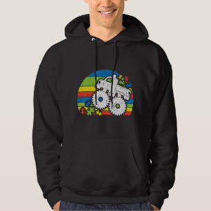 Grab this cute Monster Truck Crushing Puzzle T-Shi Hoodie