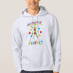 Grab this cute Society Say Im Autistic God Says Pe Hoodie