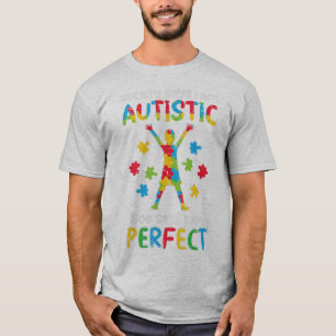 Grab this cute Society Say Im Autistic God Says Pe T-Shirt
