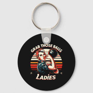 Grab Those Bowling Funny Bowler Bowling Ll  Key Ring