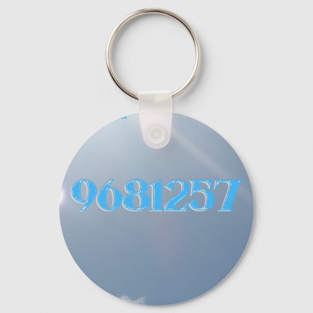 Grabovoi 9681257 Numbers in the Sky #2 Key Ring (Front)