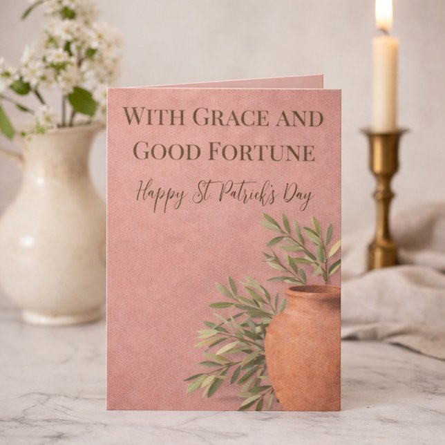 Grace and Good Fortune St. Patrick's Day  Card (Creator Uploaded)