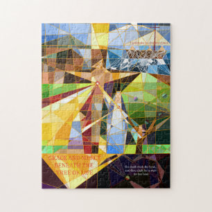 Grace and Mercy Tree of Life Christian art Jigsaw Puzzle