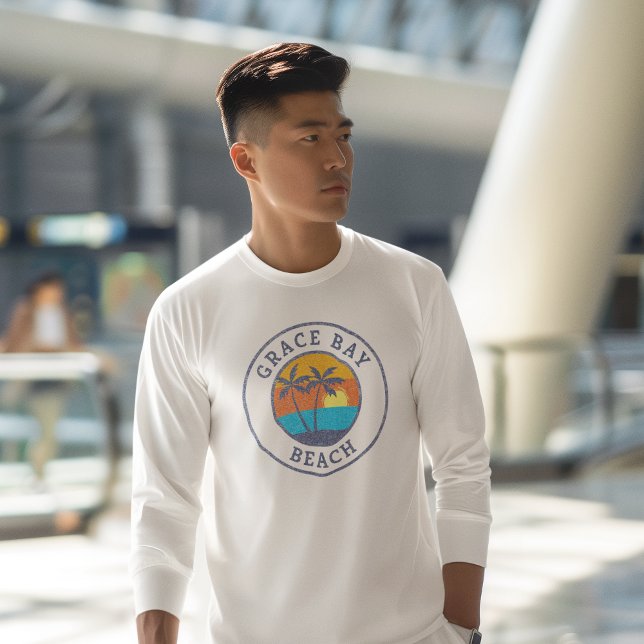  Grace Bay Beach, Turks And Caicos Faded Classic T-Shirt (Creator Uploaded)