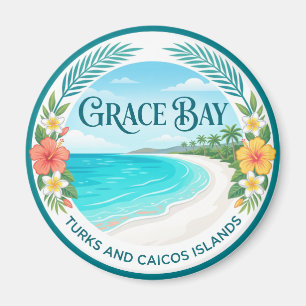 Grace Bay Turks and Caicos Islands Magnet