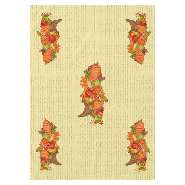 Grace Before Meals Thanksgiving Tablecloth (Front)